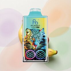 Fumot Leopard 40K Puffs Jordgubb Banan 5% Nikotin 700mAh Dual Mesh