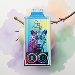 Fumot Leopard 40K Puffs Svart Drake Is 5% Nikotin Dual Mesh 700mAh