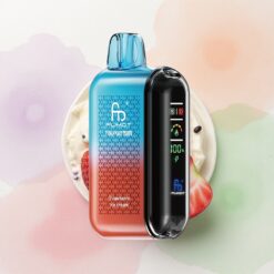 Fumot Tornado 20000 Puffs Jordgubb Glass med Dual Mesh Coil och 850mAh