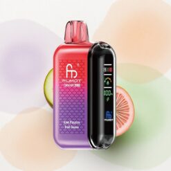 Fumot Tornado 20000 Puffs Passionsfrukt Guava Kiwi med Dual Mesh Coil och 850mAh Batteri