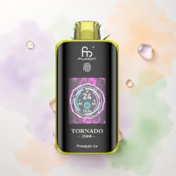 Fumot Tornado 25000 Puffs Ananas Is med HD-skärm och 700mAh