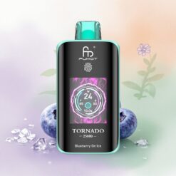 Fumot Tornado 25000 Puffs Blåbär På Is med 700mAh & 20ml