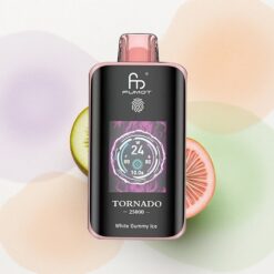 Fumot Tornado 25000 Puffs Kiwi Passionfrukt Guava HD Skärm 700mAh 20ml Nikotin