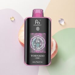 Fumot Tornado 25000 Puffs Saftig Persika Is med 700mAh och 20ml E-vätska