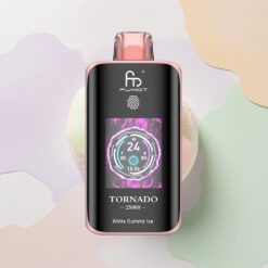 Fumot Tornado 25000 Puffs Vit Godisglass med 700mAh och 20ml