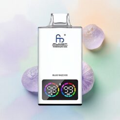 Fumot Tornado 35000 Puffs Blå Hallon Is med Dual Mesh Coil och 700 mAh