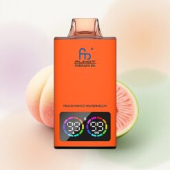 Fumot Tornado 35000 Puffs Persika Mango Vattenmelon Dual Mesh Coil 15ml E-juice 700 mAh