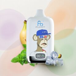 Fumot Tornado Digital Box 12000 Puffs Jordgubb Banan Mesh Coil 550mAh