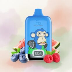 Fumot Tornado Digital Box 12000 Puffs Jordgubb Vattenmelon Mesh Coil 550mAh