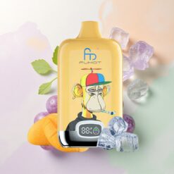 Fumot Tornado Digital Box 12000 Puffs Vind Druvis med 550mAh och Mesh Coil