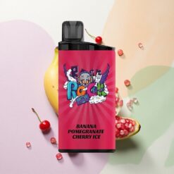 IGET Bar 3500 Puffs Banan Granatäpple Körsbär Is 1400 mAh Mesh Coil