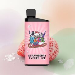 IGET Bar 3500 Puffs Jordgubb Lychee Is med 1400 mAh