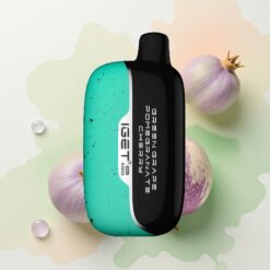 IGET Moon K5000 Puffs Gröna Druvor Granatäpple Körsbär PC 81.5g Mesh Coil 1.35 Ohm