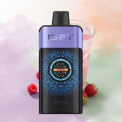 IGET ONE 12000 Puffs Hallonsmältande Druvis Glass med 2700 mAh Batteri och 0.6 ohm Dual Mesh Coil