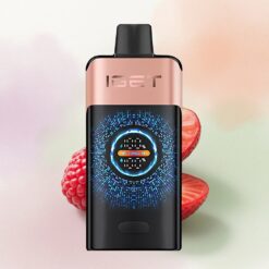 IGET ONE 12000 Puffs Jordgubb Hallon Dual Mesh 2700 mAh